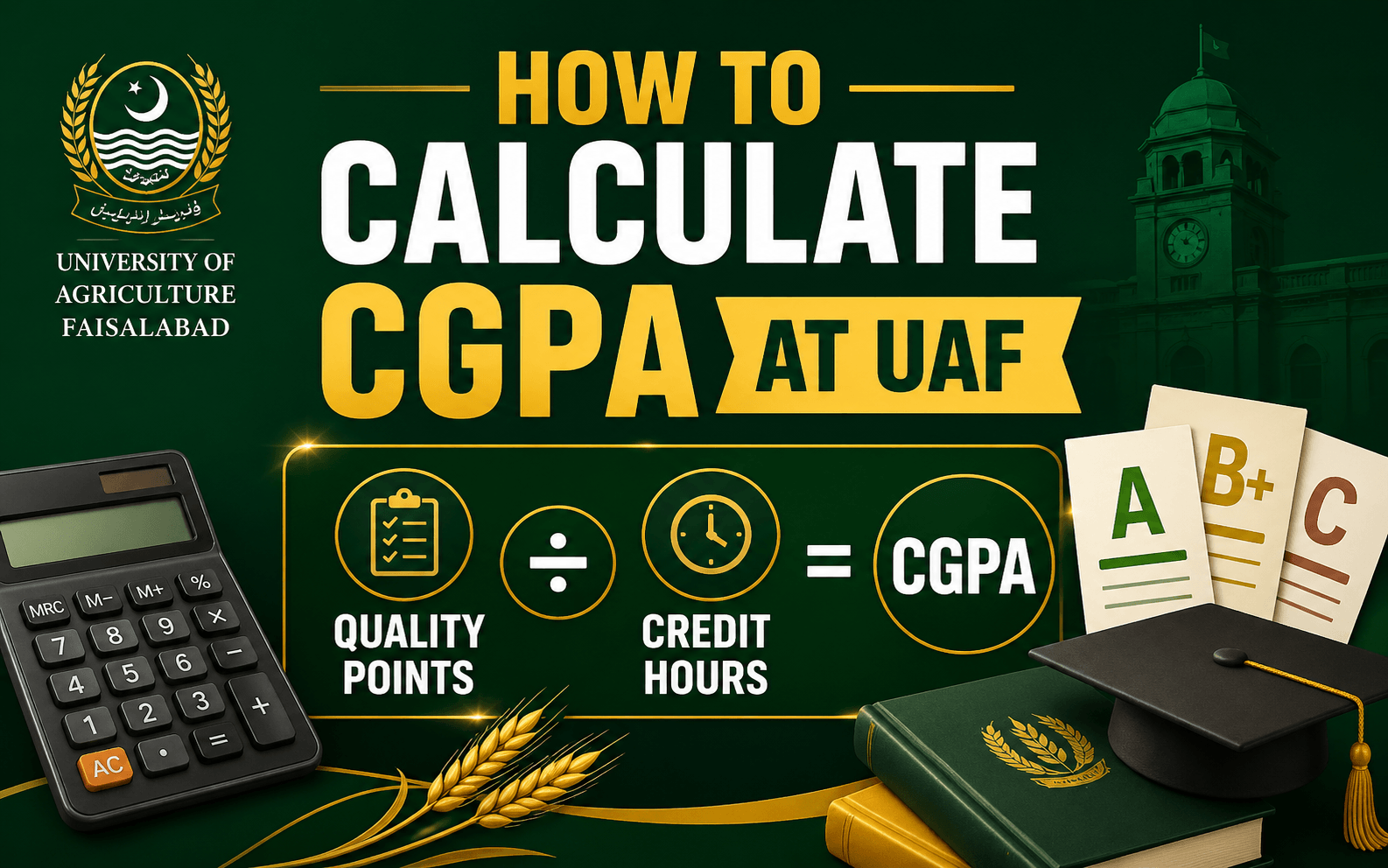 How to Calculate CGPA at UAF